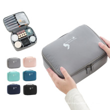 Candy color cosmetic bag square storage portable storage wash bag cosmetic travel storage bag